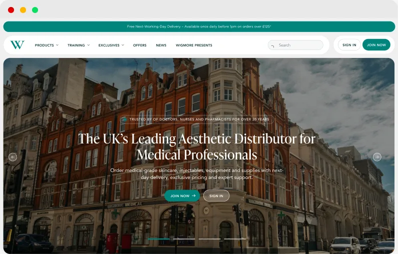 The Wigmore Medical website