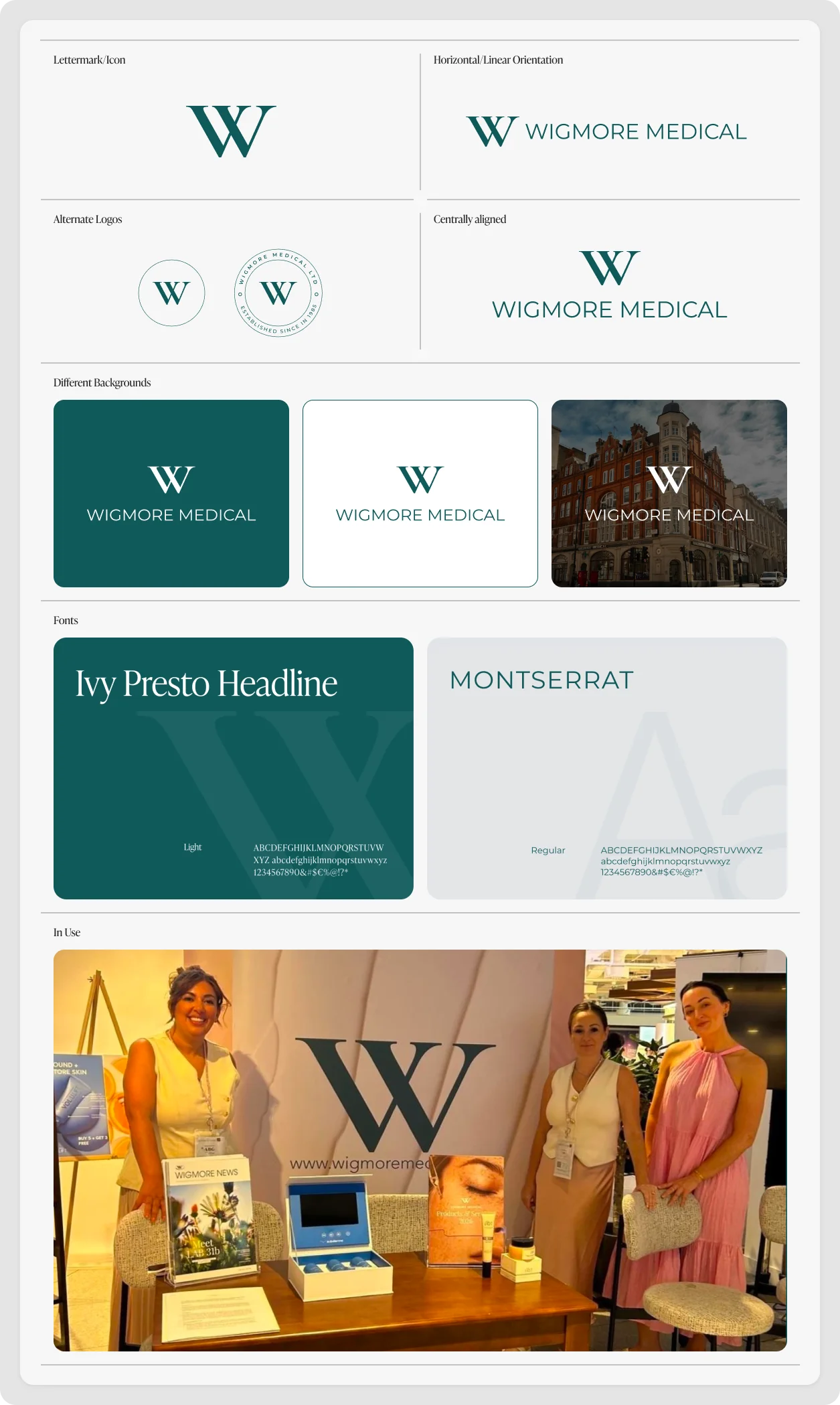 The new Wigmore Medical brand identity